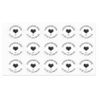 Custom logo waterproof food labels