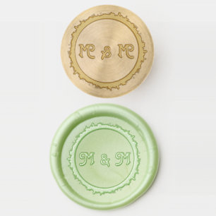 Custom logo wax seal stamp kit for wedding