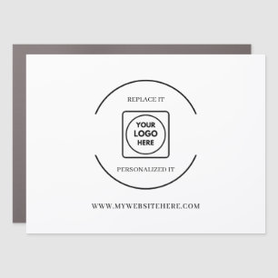 Custom Logo Website Business Promo Car Ad Magnet