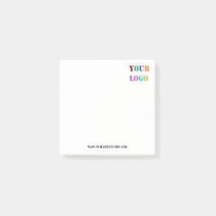 Custom Logo Website Your Business Post-it® Notes
