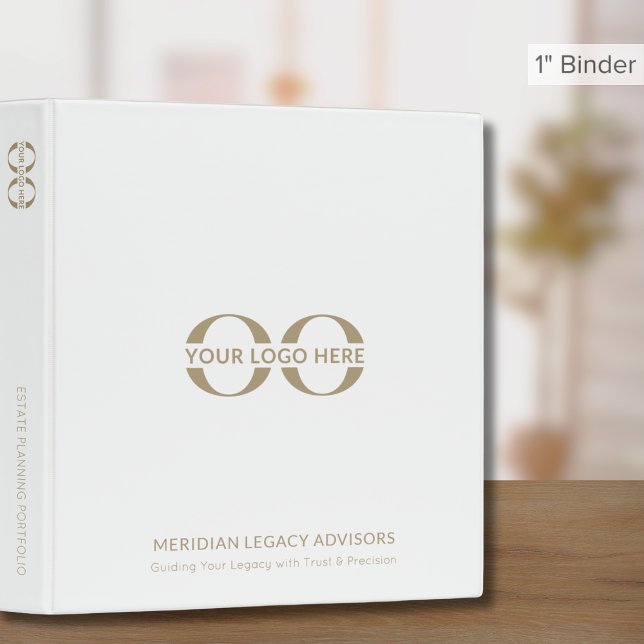 Custom Logo White 3 Ring Binder (Creator Uploaded)