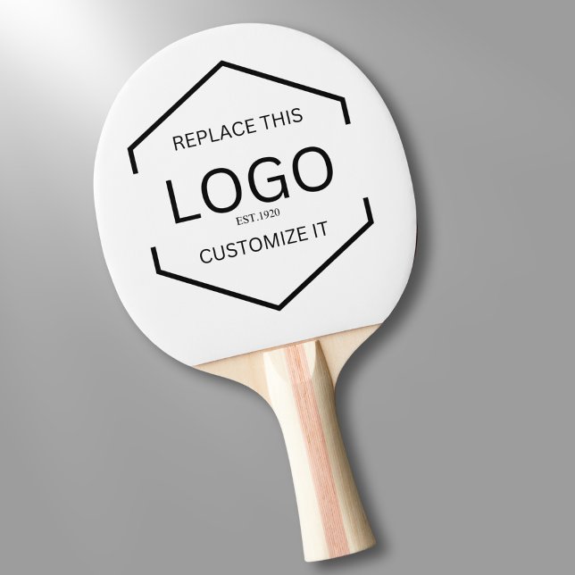 Custom Logo White Background Business Promotional Ping Pong Paddle (Creator Uploaded)