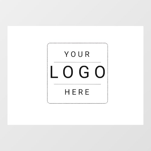 Custom Logo Window Cling