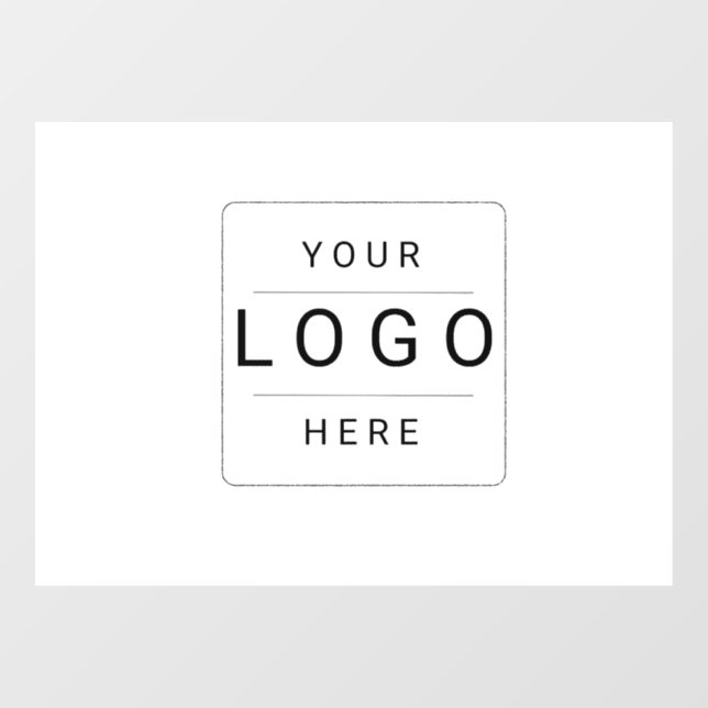 Custom Logo Window Cling (Sheet)