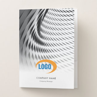 Custom Logo with Photo Pocket Folder