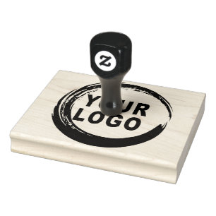 Custom Logo Wooden Rubber Stamp