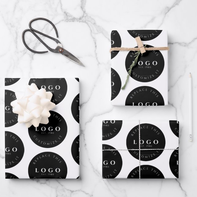 Custom Logo Wrapping Paper for Every Occasion (Front)
