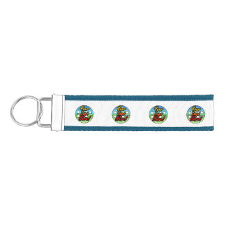 Custom Logo Wristlet, No Minimum Quantity Wrist Keychain