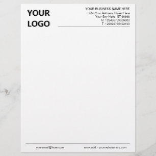 Custom Logo Your Business Letterhead Example