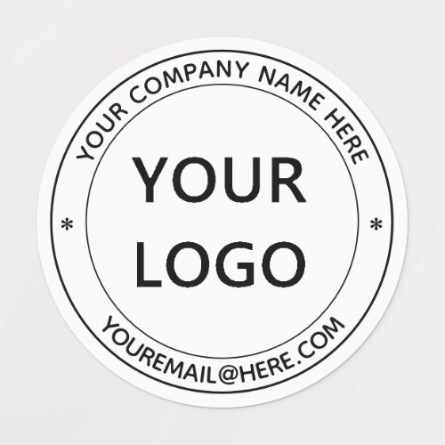 Custom Logo Your Business Name Personalized Labels