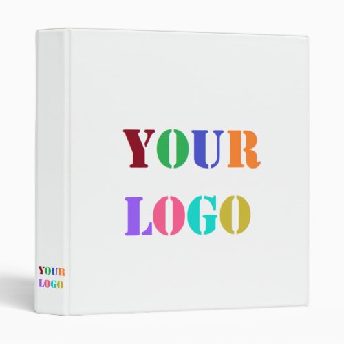 Custom Logo Your Business Personalized Binder