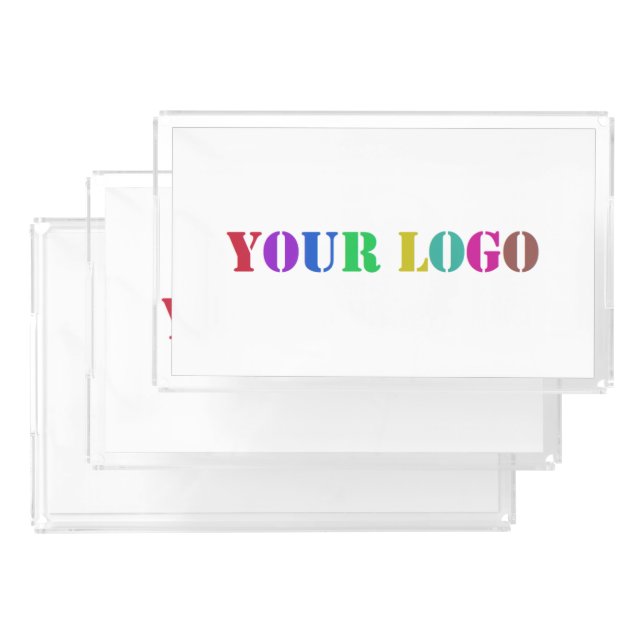 Custom Logo Your Business Promotional Acrylic Tray (Set)