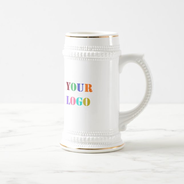 Custom Logo Your Business Promotional Beer Stein (Right)