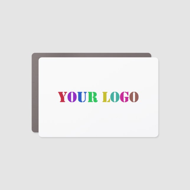 Custom Logo Your Business Promotional Car Magnet (Front)
