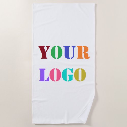 Custom Logo Your Business Promotional Personalized Beach Towel