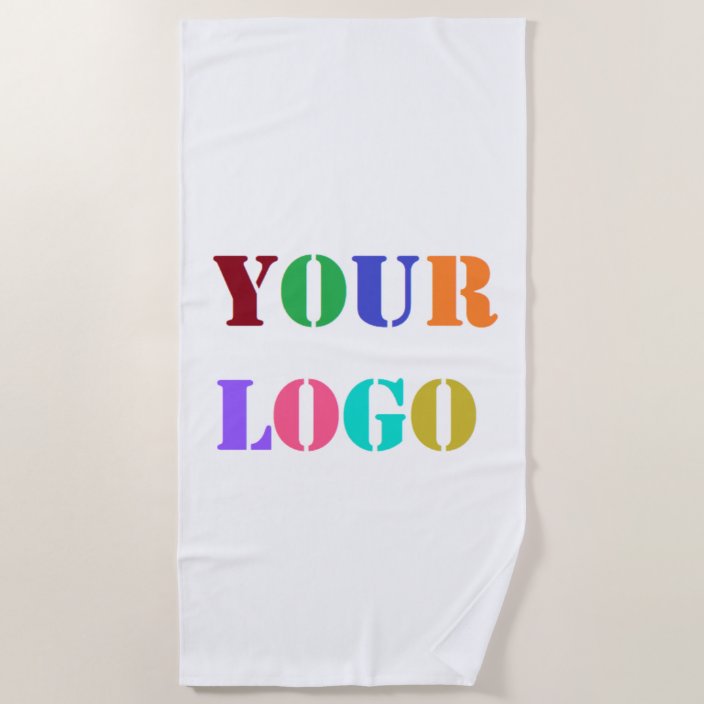 Custom Logo Your Business Promotional Personalized Beach Towel