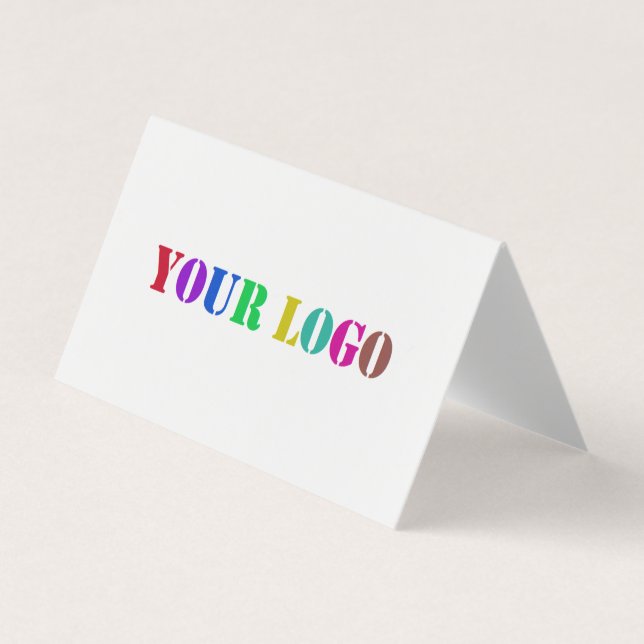 Custom Logo Your Business Promotional Personalized Business Card (Front)