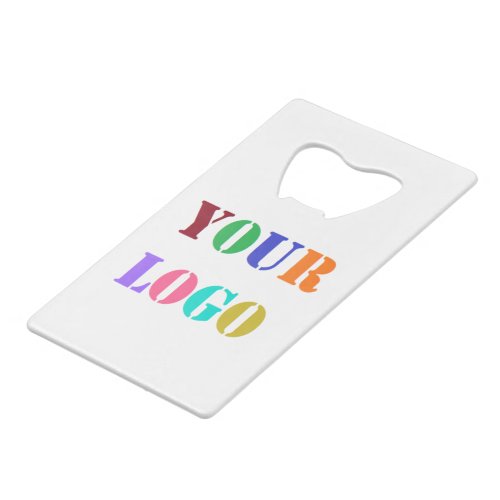 Custom Logo Your Business Promotional Personalized Credit Card Bottle Opener