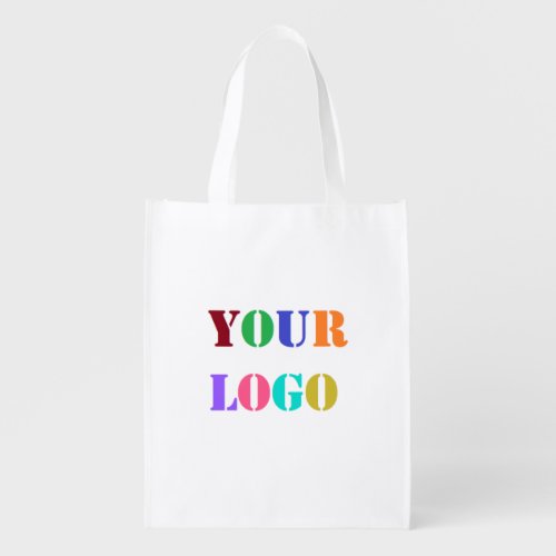Custom Logo Your Business Promotional Personalized Grocery Bag