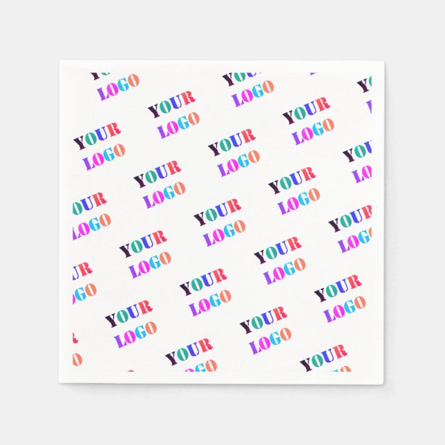 Custom Logo Your Business Promotional Personalized Napkins (Front)