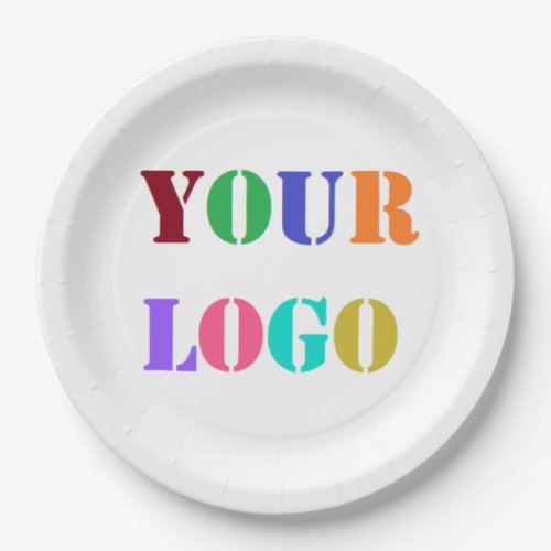 Custom Logo Your Business Promotional Personalized Paper Plates