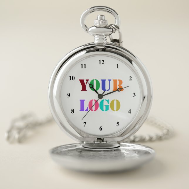 Custom Logo Your Business Promotional Personalized Pocket Watch (Inside)