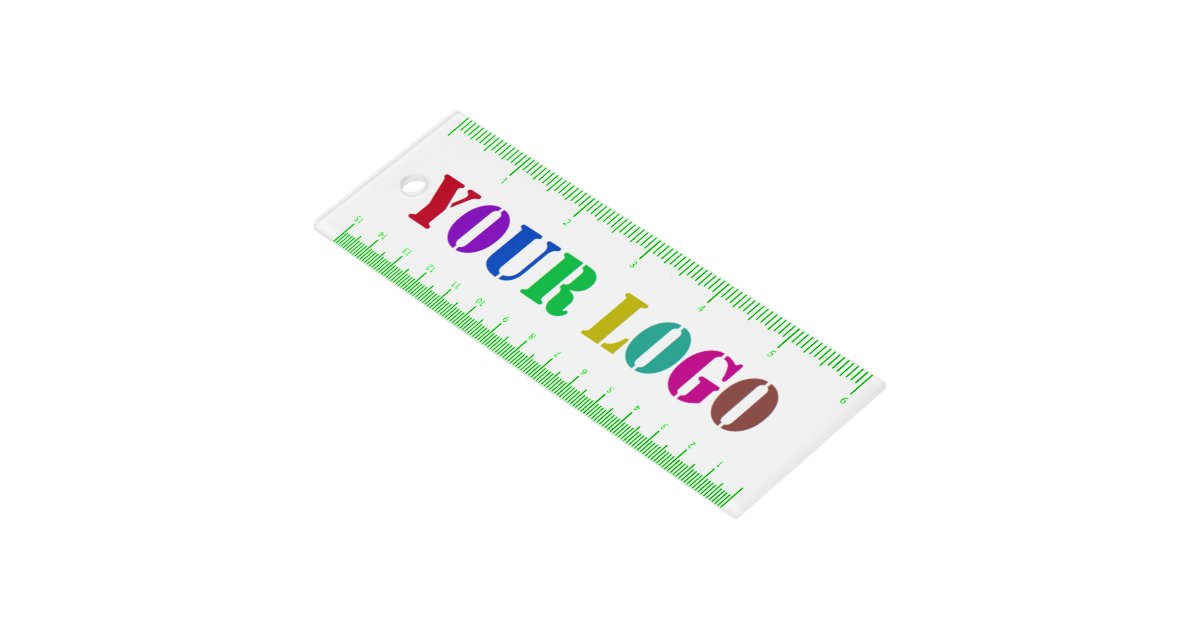 Custom Logo Your Business Promotional Personalized Ruler | Zazzle
