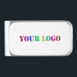 Custom Logo Your Business Promotional Personalized Silver Finish Money Clip<br><div class="desc">Custom Logo Your Business Promotional Personalized Gift - Make Unique Your Own Design - Add Your Logo / Image / Text / more - Resize and move or remove and add elements / image with customization tool. Choose / add your favorite background / text colors ! Good Luck - Be...</div>