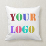 Custom Logo Your Business Promotional Personalized Throw Pillow<br><div class="desc">Custom Logo Your Business Promotional Personalized Gift - Make Unique Your Own Design - Add Your Logo / Image / Text / more - Resize and move or remove and add elements / image with customization tool. Choose / add your favorite background / text colors ! Good Luck - Be...</div>