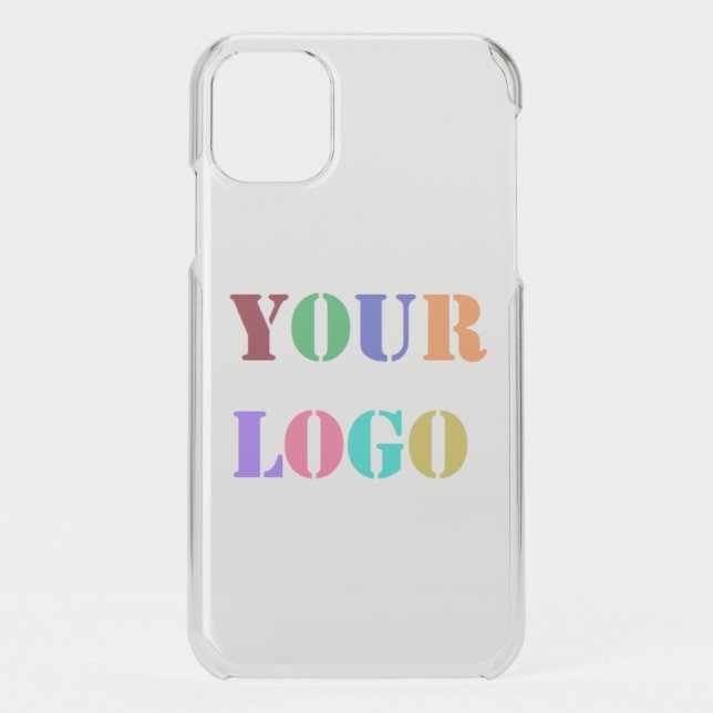 Custom Logo Your Business Promotional Personalized Uncommon iPhone Case (Back)