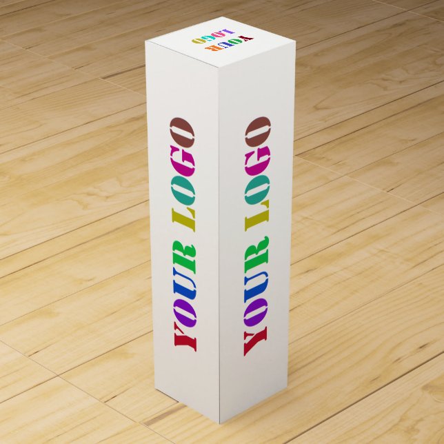 Custom Logo Your Business Promotional Wine Box (Back)