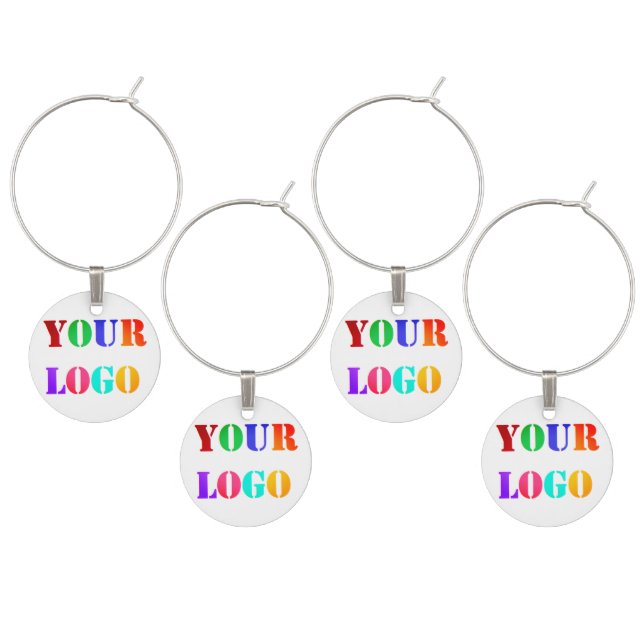 Custom Logo Your Business Promotional Wine Charm (Staggered)