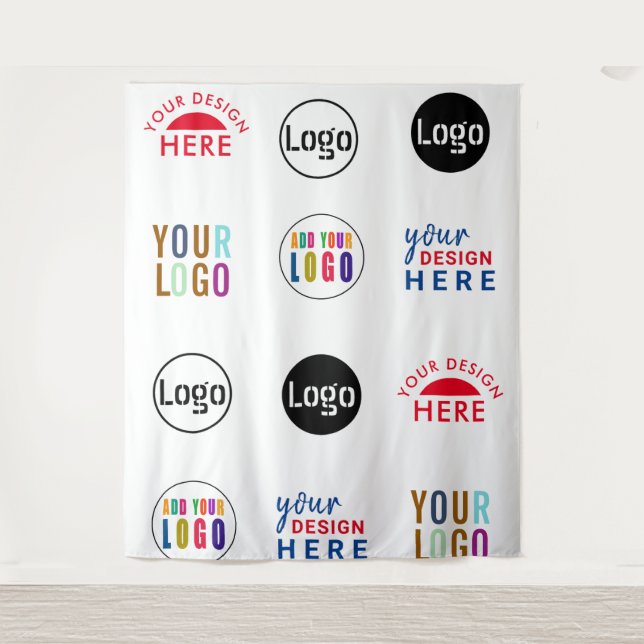 Custom Logos Event Backdrop Step and Repeat (Front)