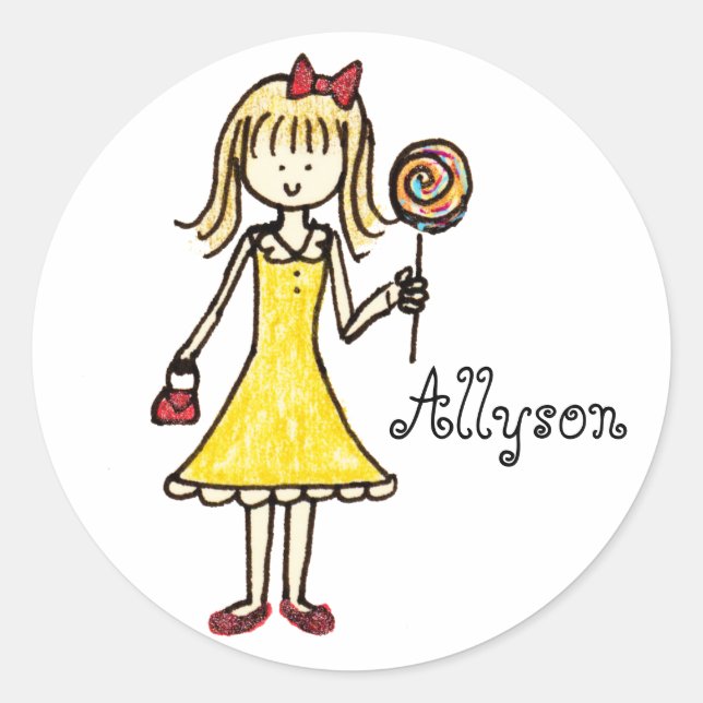 Custom Lollipop stickers (Front)