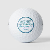 Help I Lost, Funny personalised customizable Name Golf Balls