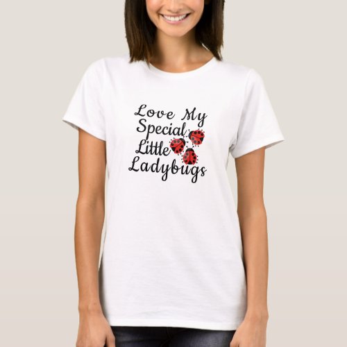 custom love my little ladybug graphic shirt design