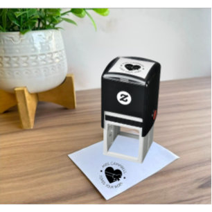 Custom Love Shape Teacher Stamp