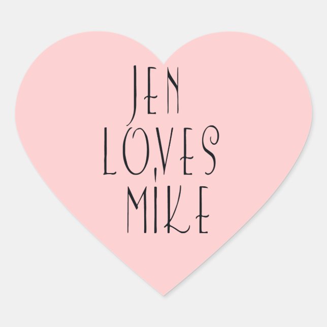 Custom love stickers (Front)