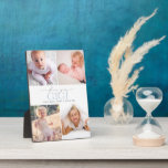 Custom Love You Gigi 4 Photo Collage Plaque<br><div class="desc">Spoil an amazing grandma this year with our Custom Love You Gigi 4 Photo Collage plaque. Inspired by our bestselling modern calligraphy invitations, this light dusty blue design features hand lettered modern calligraphy and chic light dusty blue serif type for Gigi.' It showcases 4 precisely aligned photographs, and is personalized...</div>