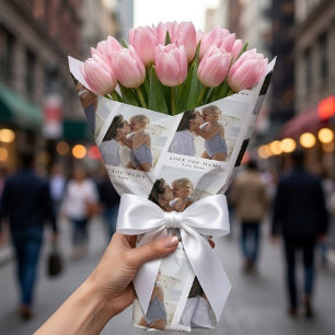 Custom Love You Mama Photo   Personalized Wrapping Paper