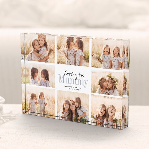 Custom Love You Mummy Mothers Day Photo Collage