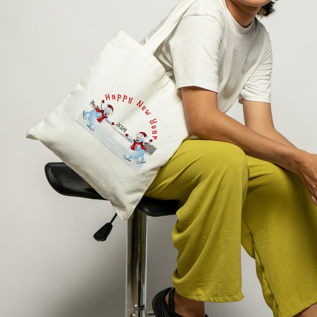 Custom Lovely Snowman Tote Bag (Creator Uploaded)
