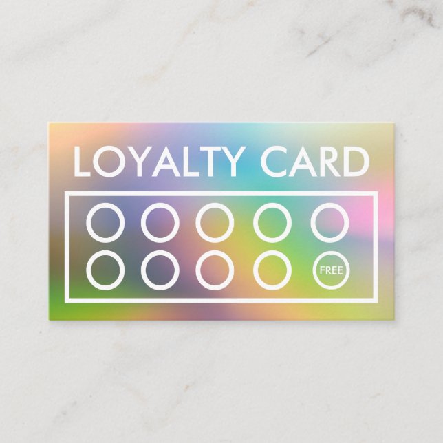 Custom Loyalty Card (Front)