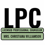 Custom LPC Licensed Professional Counselor Cutout<br><div class="desc">Custom LPC Licensed Professional Counselor Gifts!</div>