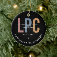 Custom LPC Licensed Professional Counselor Gift