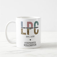 Custom LPC Licensed Professional Counselor Gift
