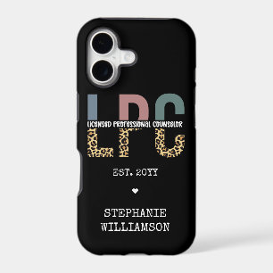Custom LPC Licensed Professional Counselor Gift iPhone 17 Case