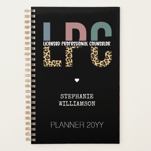 Custom LPC Licensed Professional Counselor  Planner