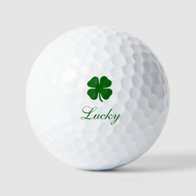 Custom Lucky Clover Golf Balls (Front)