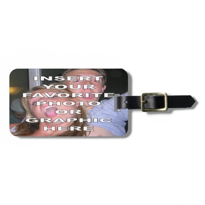 Custom Luggage Tag With Your Own Graphic